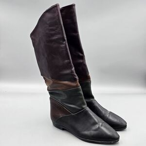 Women Size 8.5 M US Made Vintage 80s GUC Dexter Multicolor Buttery Leather Boots